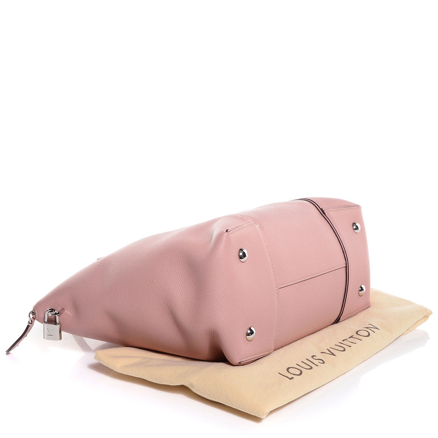 Louis Vuitton Veau Cachemire Soft Lockit MM Magnolia 4 of 8