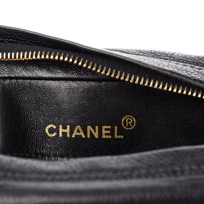 Chanel Caviar Vertical Quilt Camera Bag Black 6 of 10