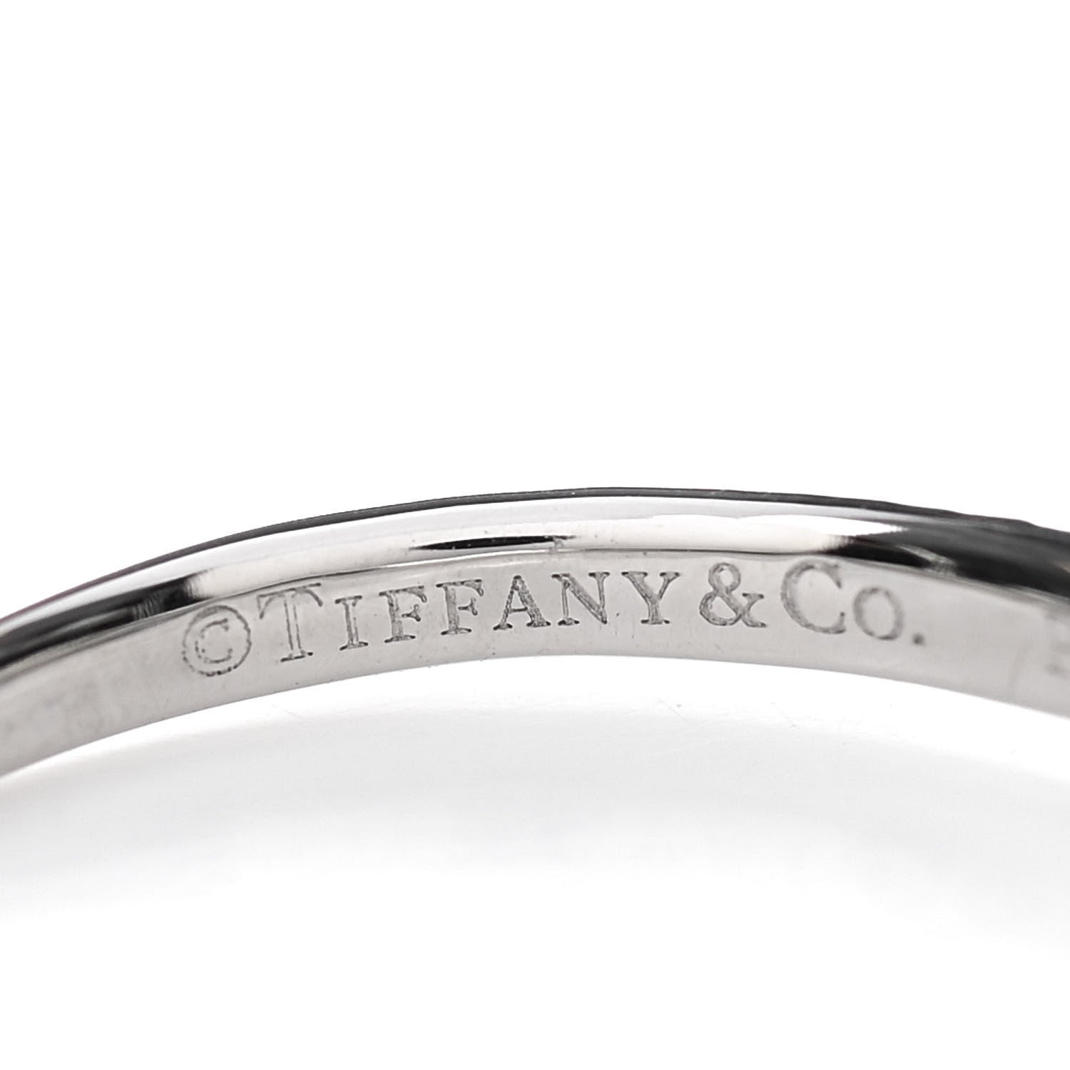 Tiffany Platinum Diamond .23ct Harmony Round Brilliant Engagement Ring 50 5.5 4 of 5