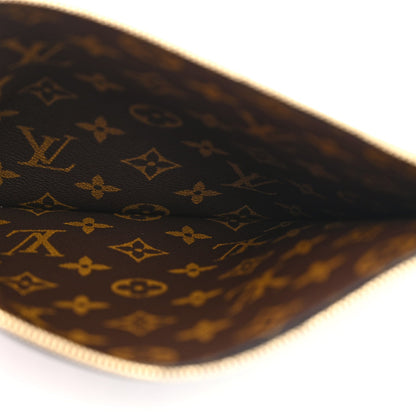 Louis Vuitton Calfskin Neverfull Inside Out MM Pochette Black 5 of 6