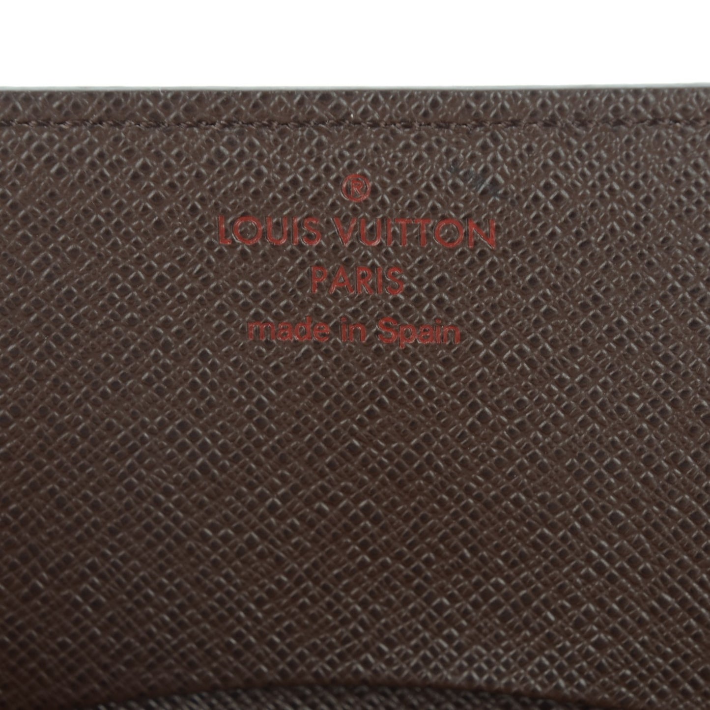 Damier Ebene Business Card Holder