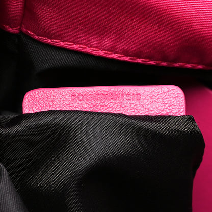 Alexander McQueen Nylon Graffiti Skull Small Crossbody Bag Pink 7 of 13