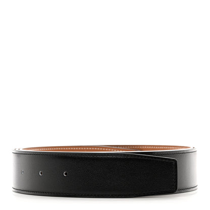 Hermes Box Togo 32mm Belt Strap 120 48 Gold Black 1 of 6