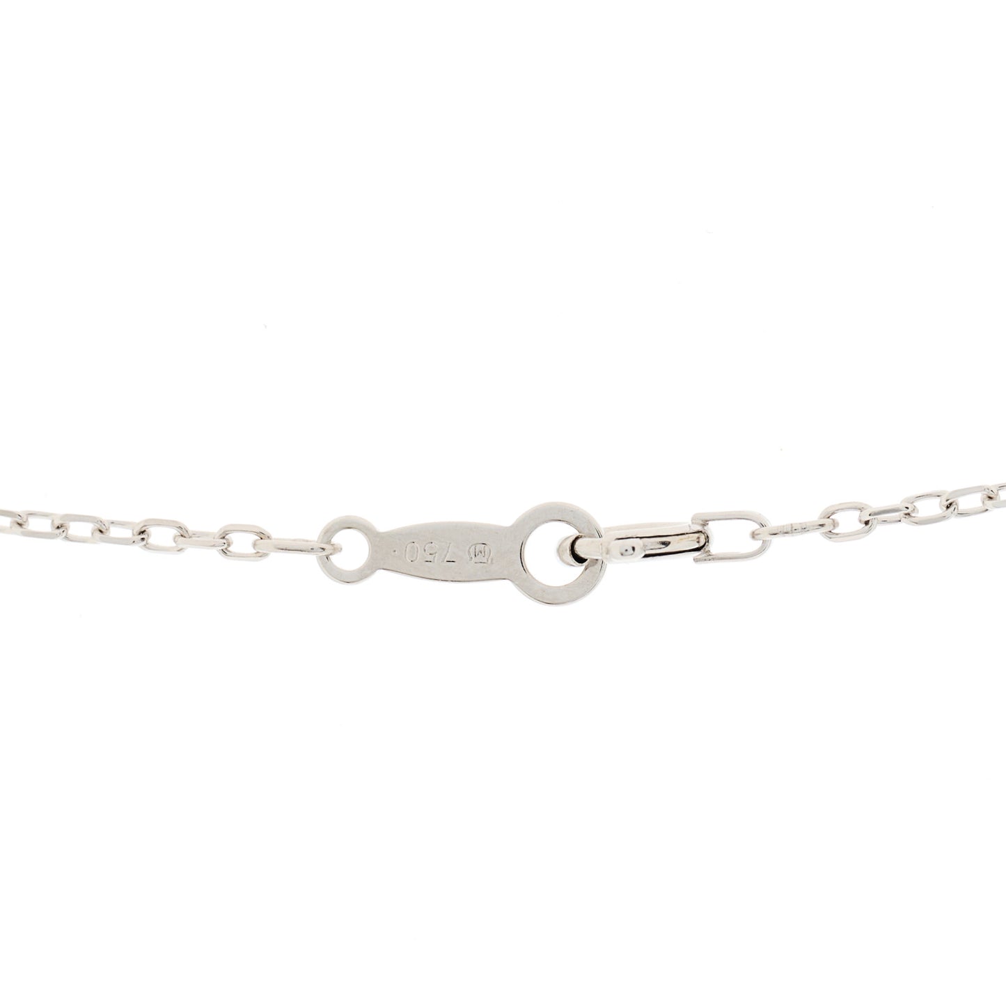 18K White Gold Diamond Akoya Pearl 7mm Morning Dew Pendant Necklace