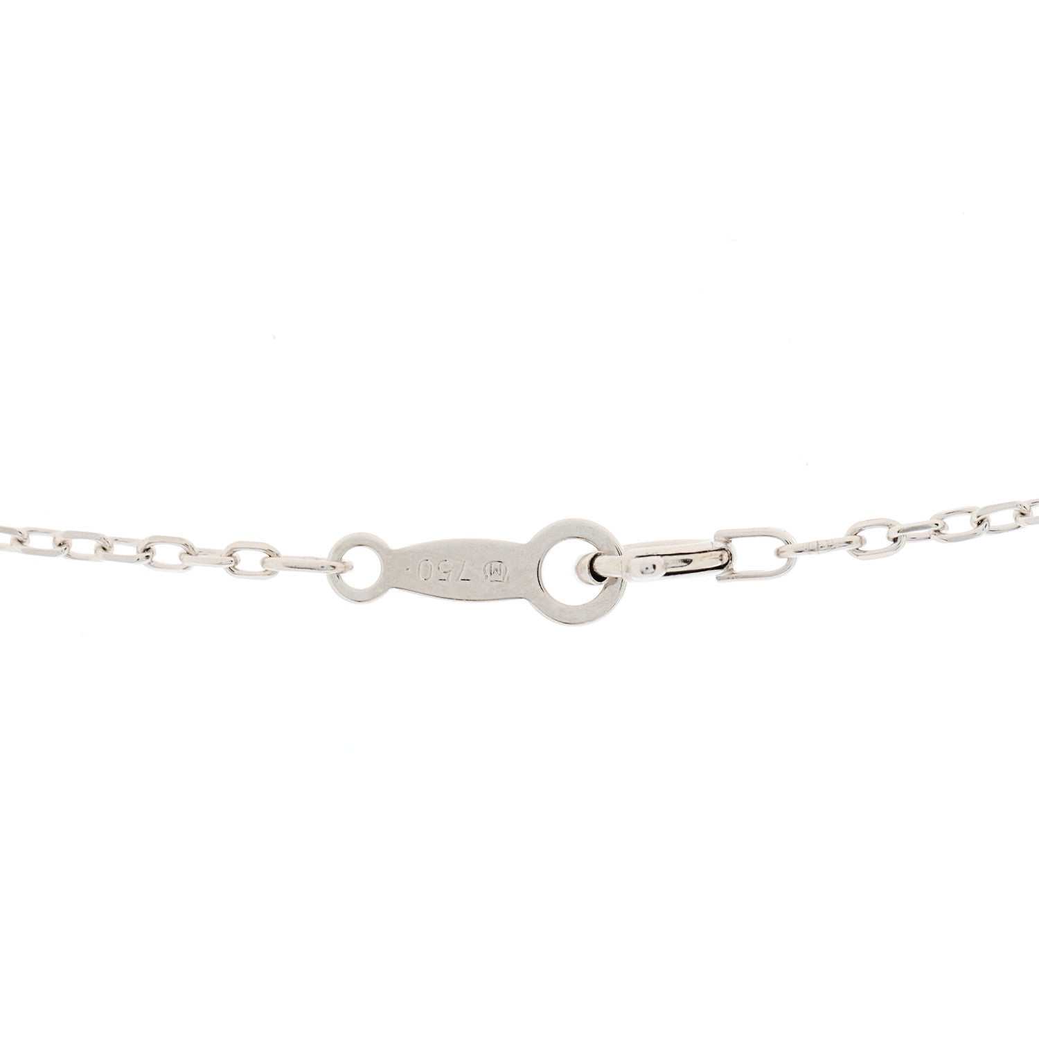 Mikimoto 18K White Gold Diamond Akoya Pearl 7mm Morning Dew Pendant Necklace 4 of 5