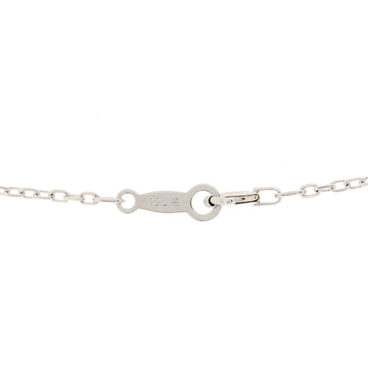 Mikimoto 18K White Gold Diamond Akoya Pearl 7mm Morning Dew Pendant Necklace 4 of 5