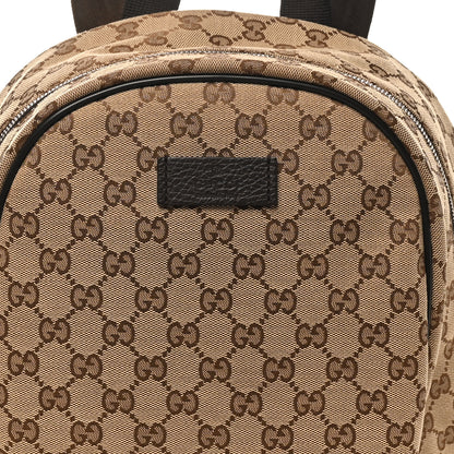 Gucci Monogram Travel Backpack Dark Brown 8 of 10