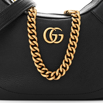 Gucci Goatskin Small Aphrodite Shoulder Bag Black 8 of 10