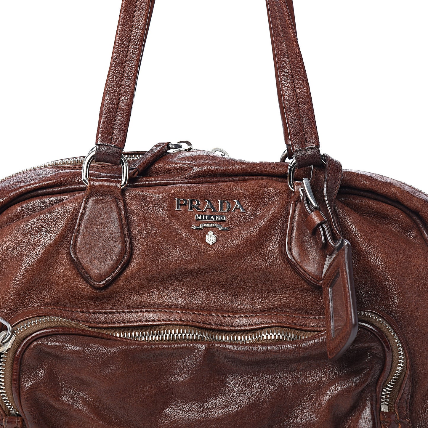 Soft Calf Shoulder Bag Bruciato