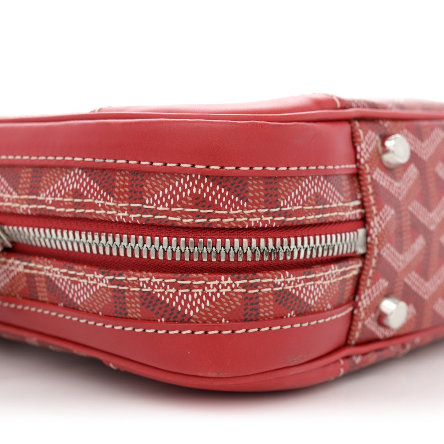 Goyardine Ambassade PM Briefcase Red