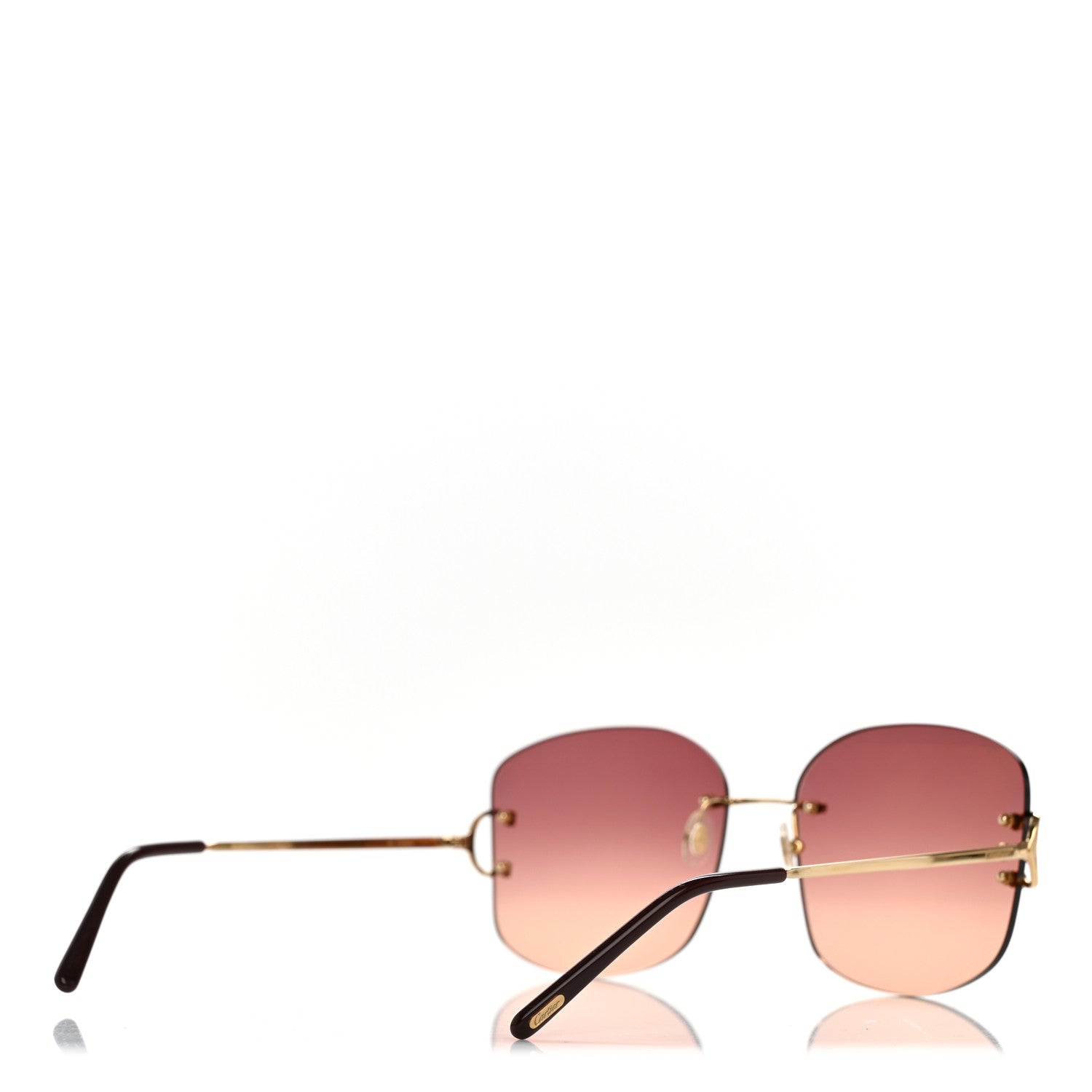 Cartier Metal C Decor CT0037RS Sunglasses Gold 4 of 8