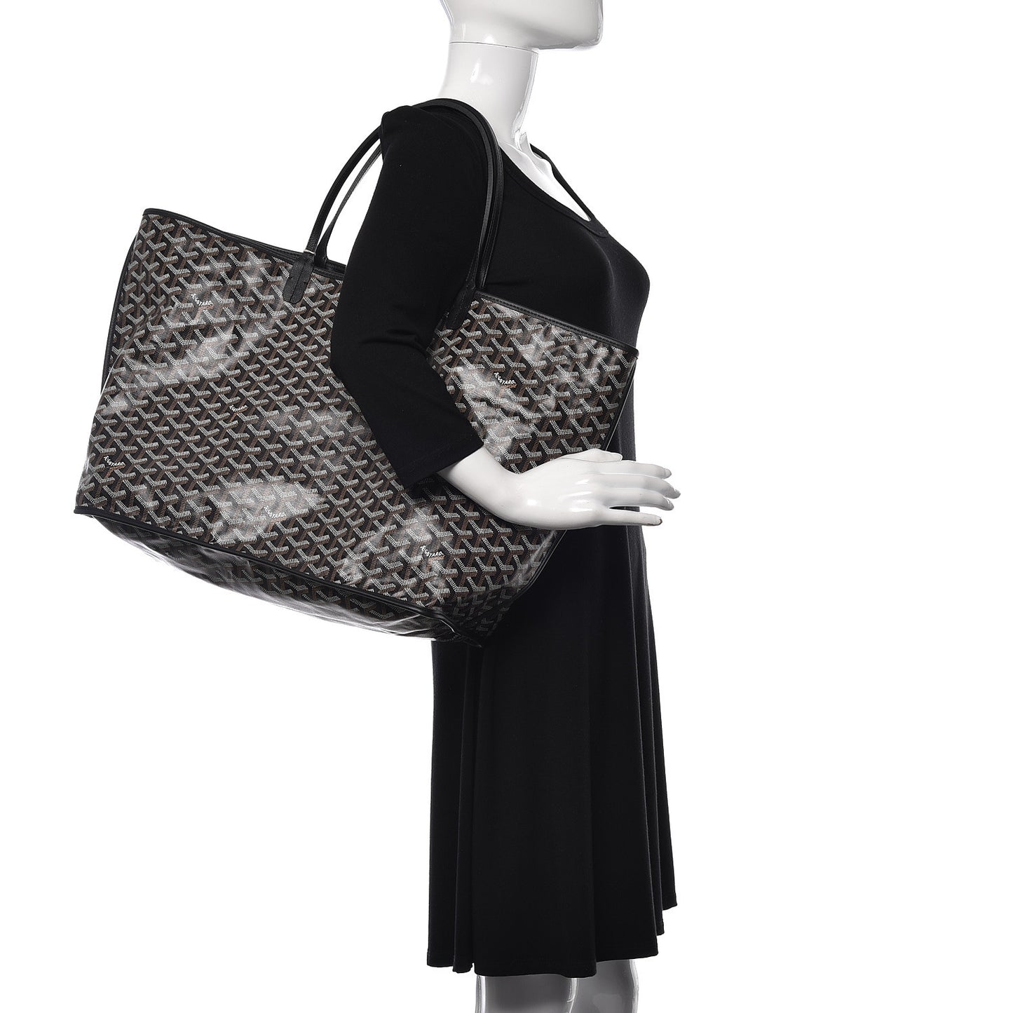 Goyardine Reversible Anjou GM Black