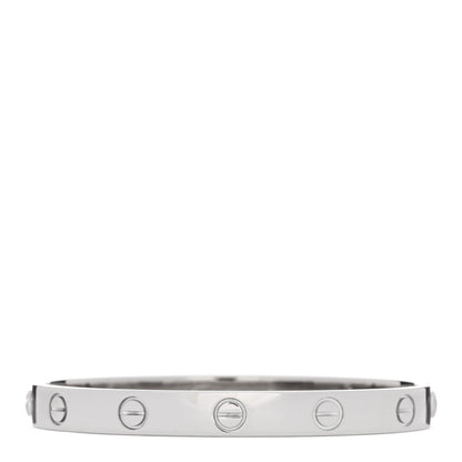 Cartier 18K White Gold LOVE Bracelet 16 1 of 8