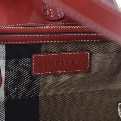 Burberry Canvas Mega Check Medium Maidstone Cadmium Red 8 of 9