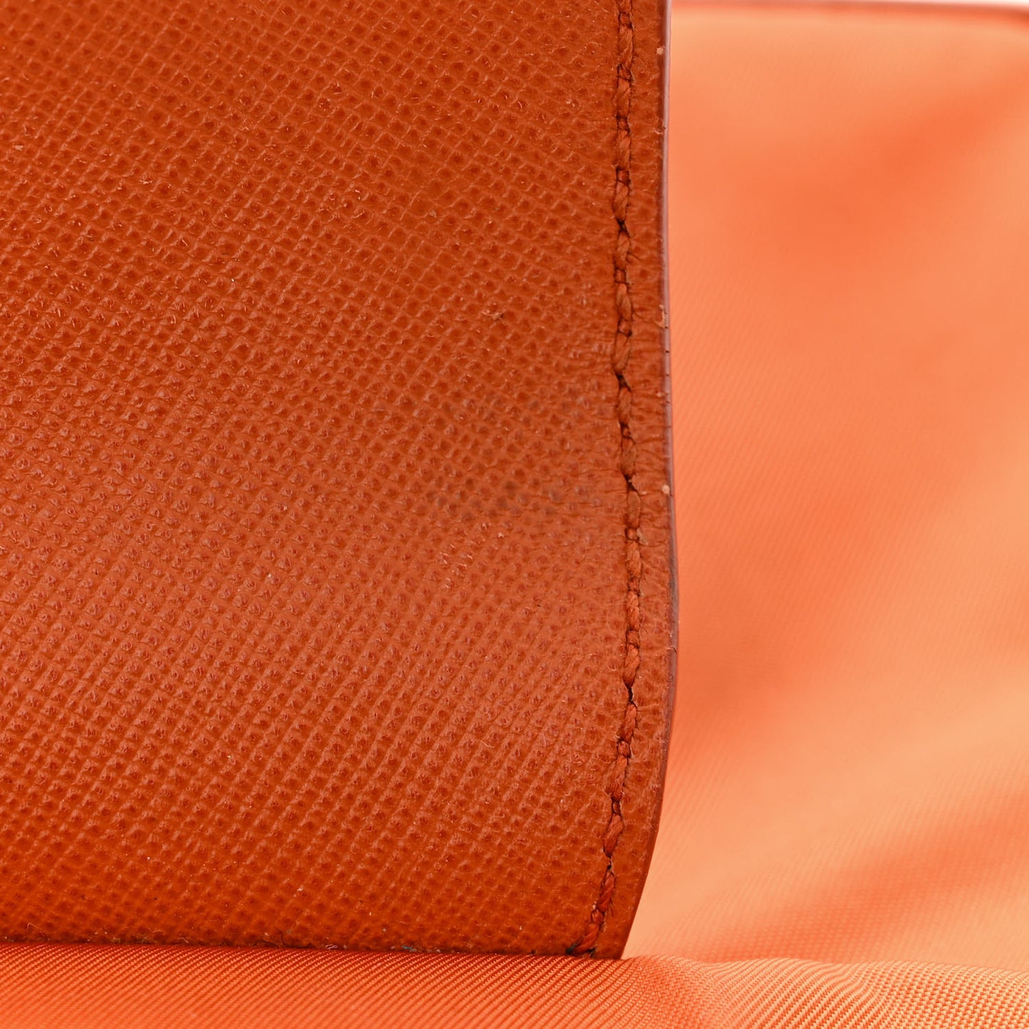 Tessuto Nylon Saffiano Crossbody Bag Papaya