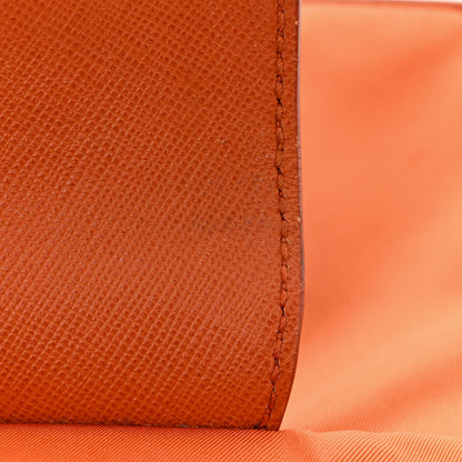 Prada Tessuto Nylon Saffiano Crossbody Bag Papaya 13 of 14