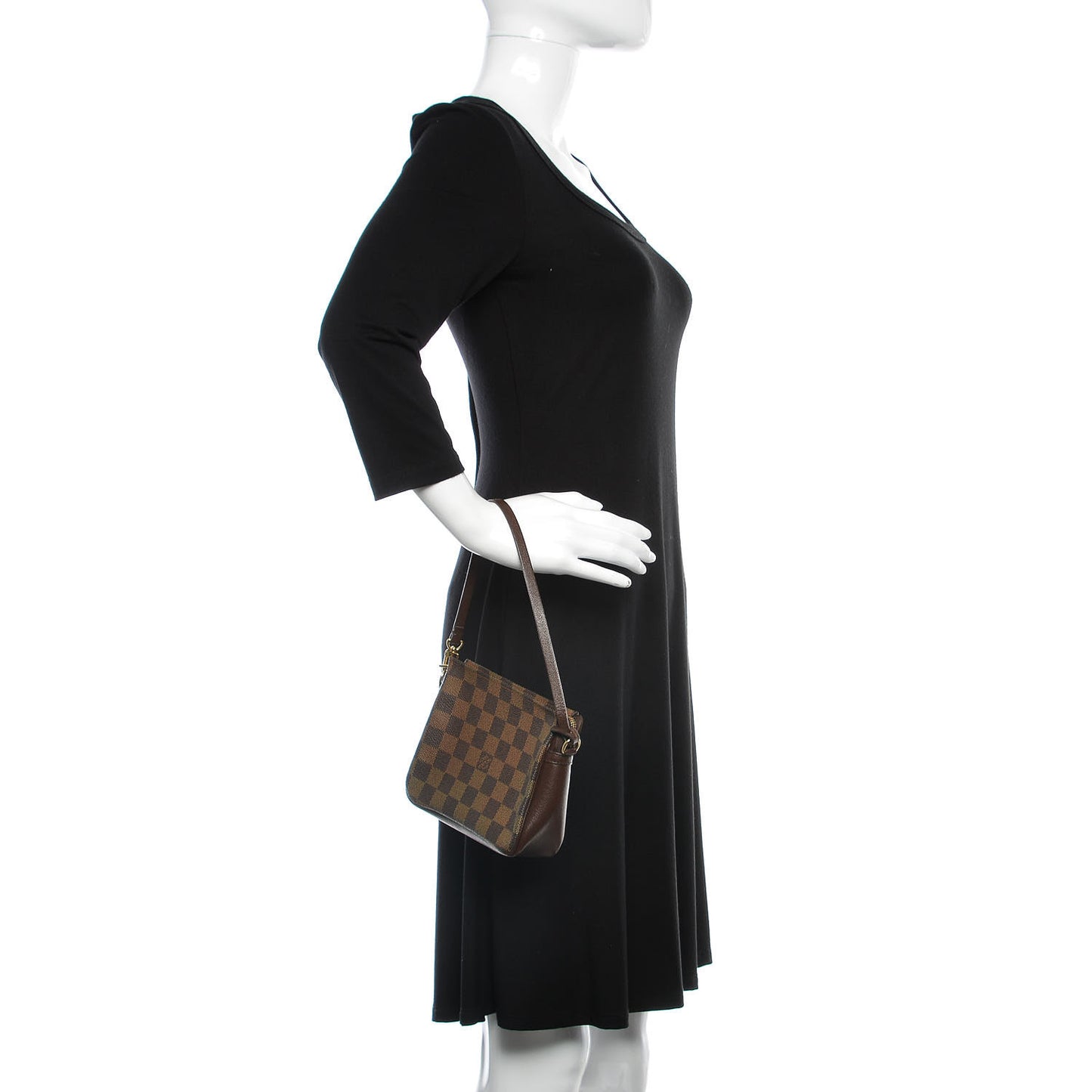 Damier Ebene Trousse Make Up Bag Pochette