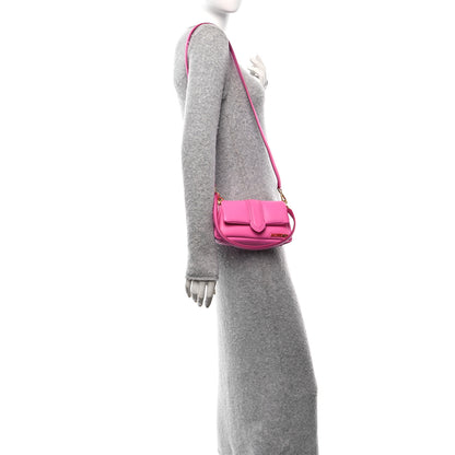 Jacquemus Padded Lambskin Le Petit Bambimou Neon Pink 2 of 9