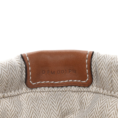 Hermes Canvas Barenia Fourbi 20 PM Pouch Naturel Fauve 7 of 11