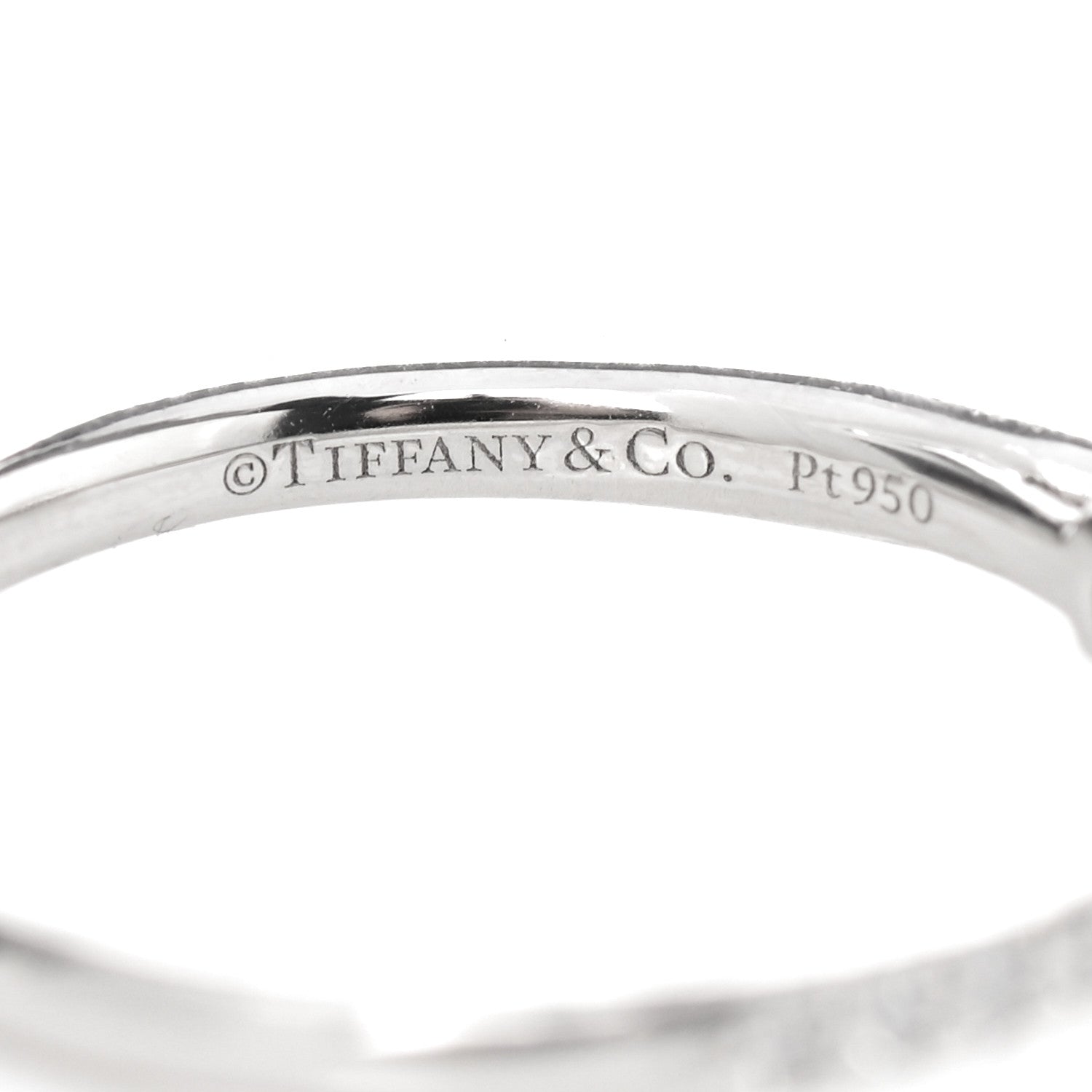 Tiffany Platinum Diamond .24ct Round Brilliant Harmony Engagement Ring 52 6 6 of 6