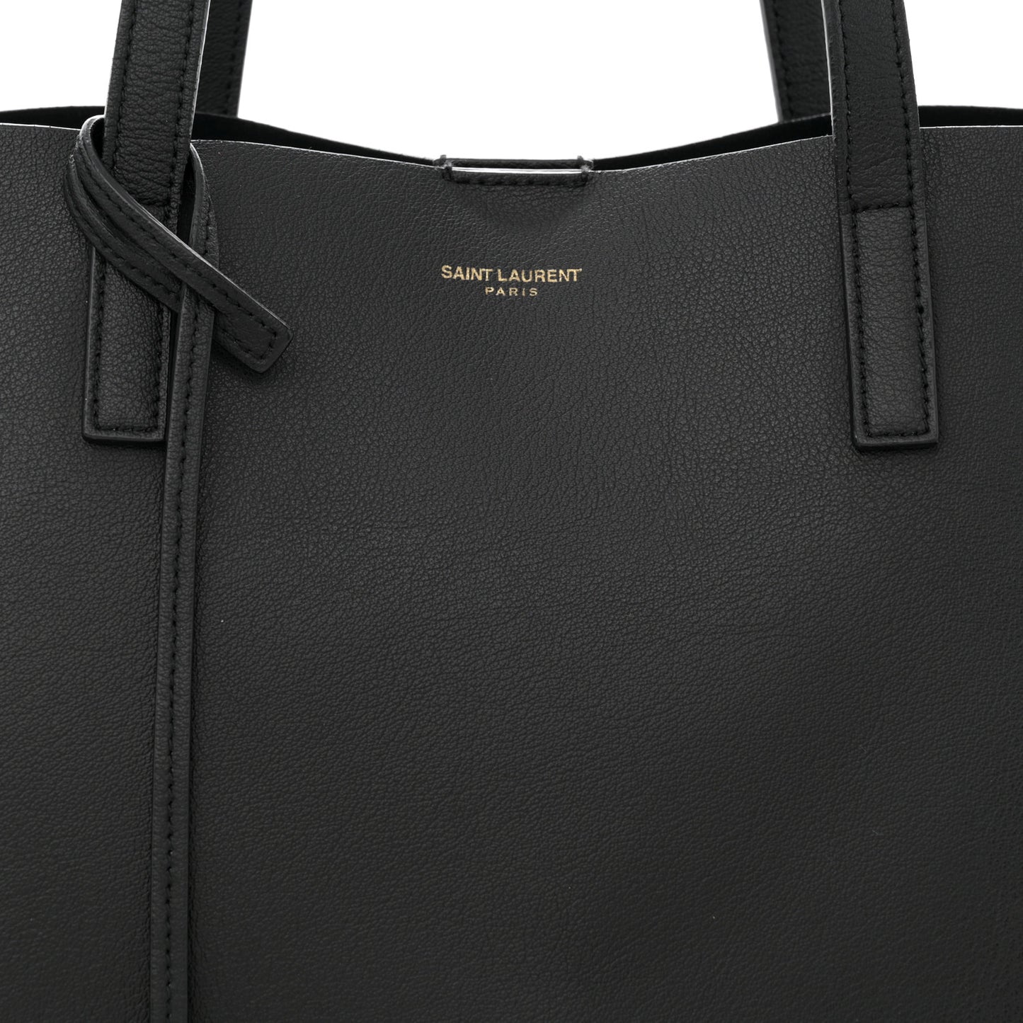 Calfskin Large Shopping Tote Black