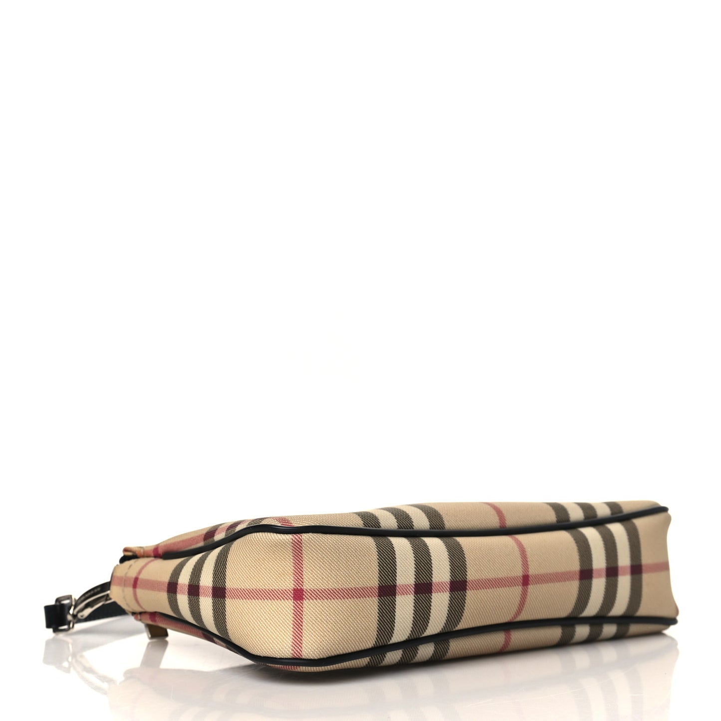 House Check Shoulder Bag Black