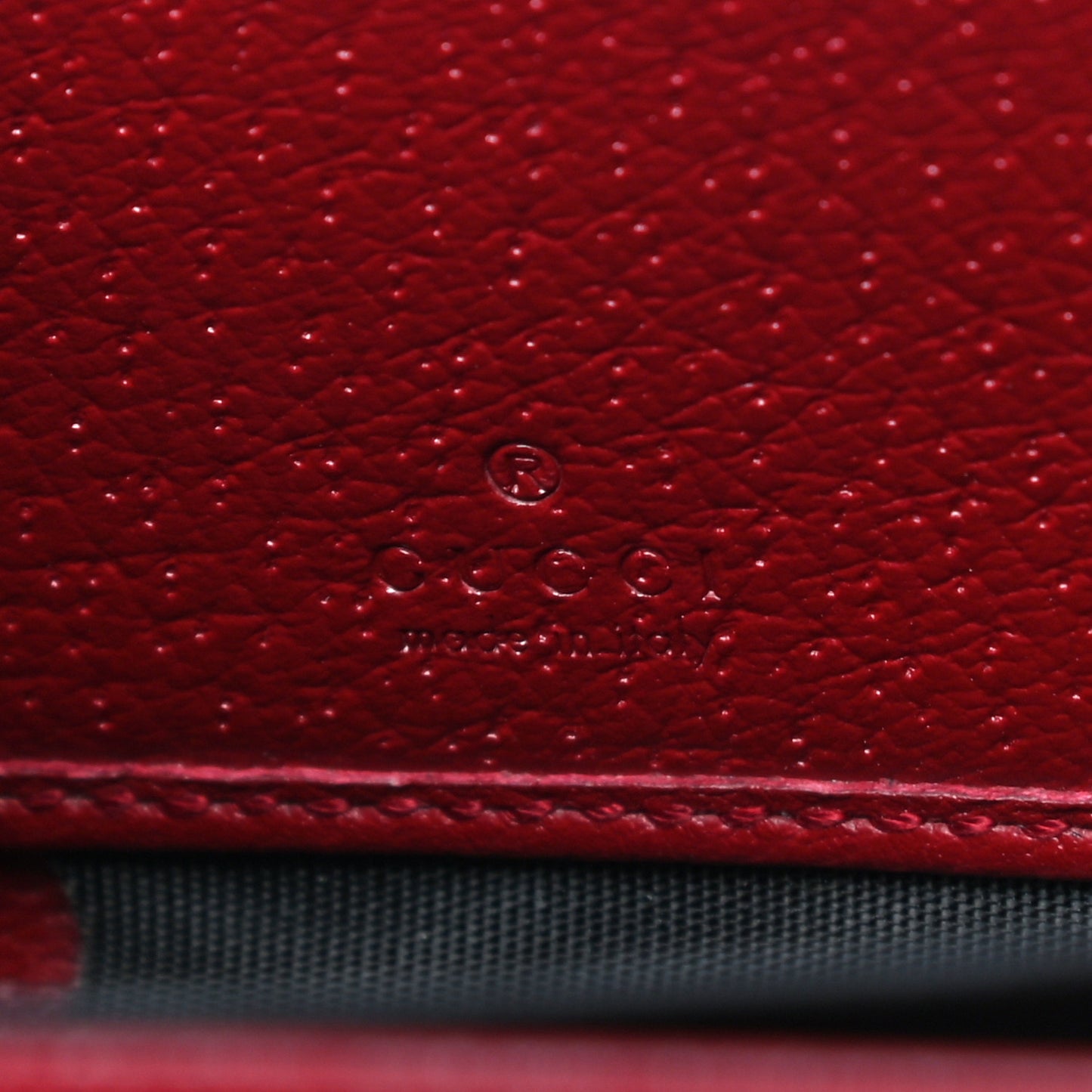 GG Supreme Monogram Tian Zip Around Wallet Beige Multicolor Red