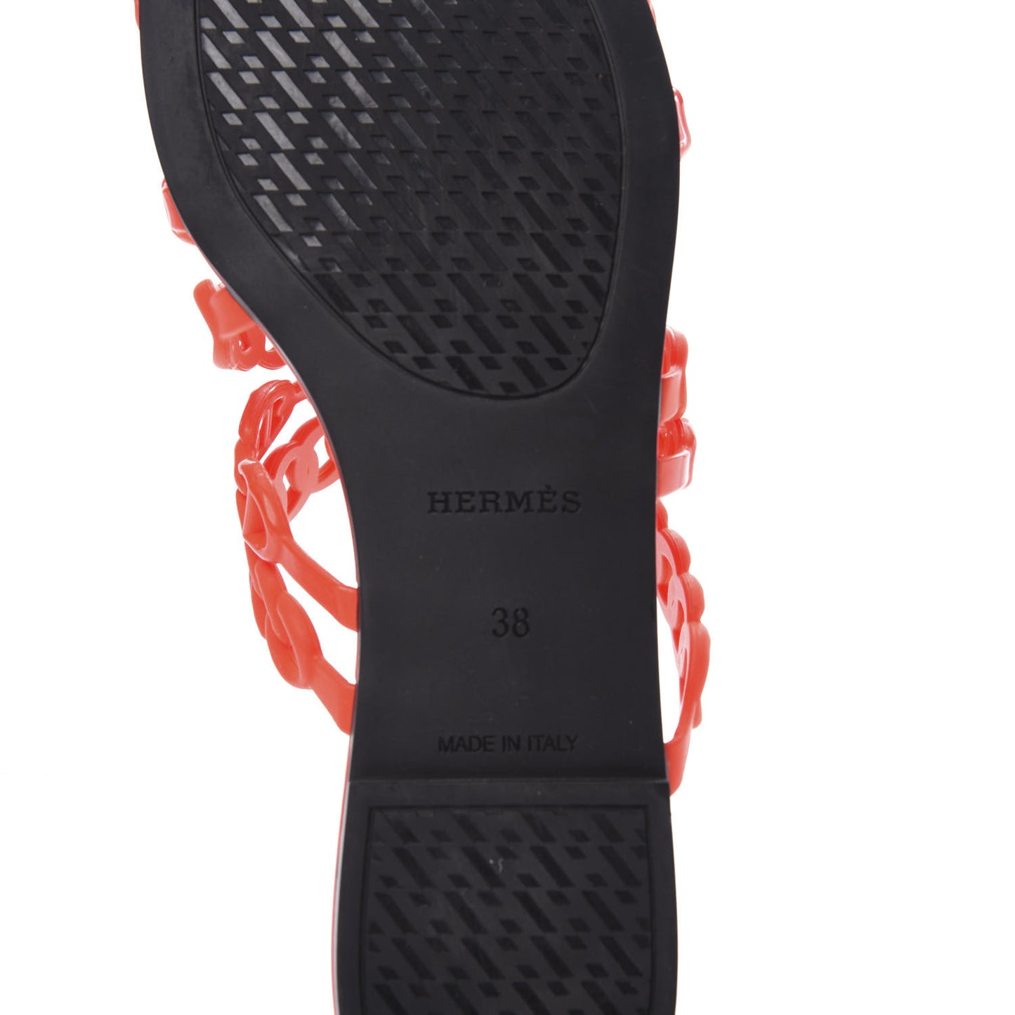 Rubber Chaine d'Ancre Nude Sandals 38 Pavot