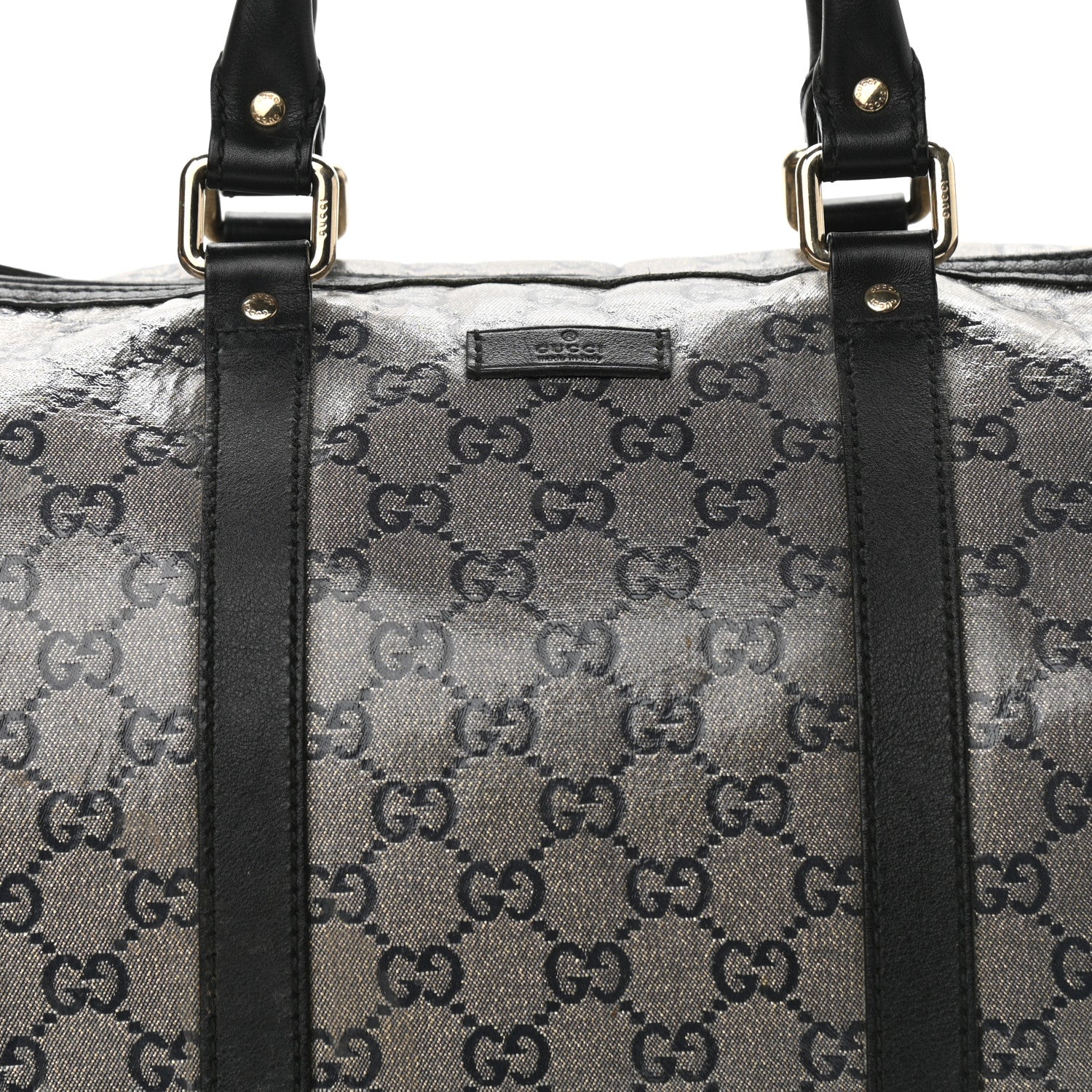 Gucci Crystal Monogram Medium Joy Boston Black 8 of 10