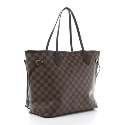 Louis Vuitton Damier Ebene Neo Neverfull MM Rose Ballerine 3 of 12