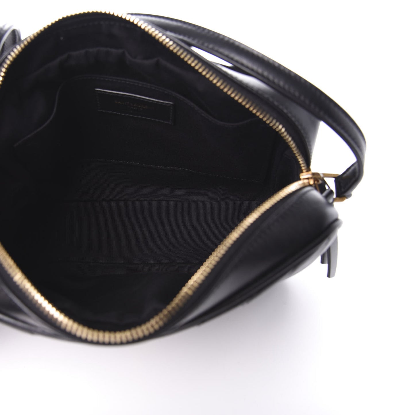 Calfskin Matelasse Monogram Lou Camera Bag Black