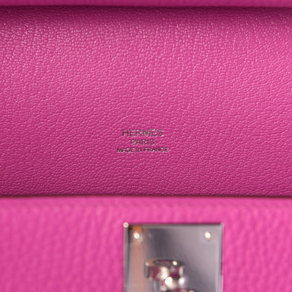 Hermes Taurillon Clemence Jypsiere 28 Magnolia 6 of 11