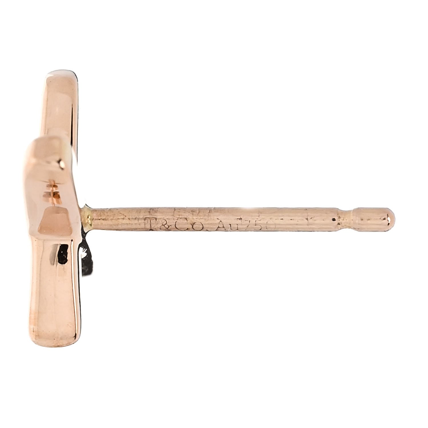 Tiffany 18K Rose Gold Small Paloma's Graffiti X Earrings 4 of 4