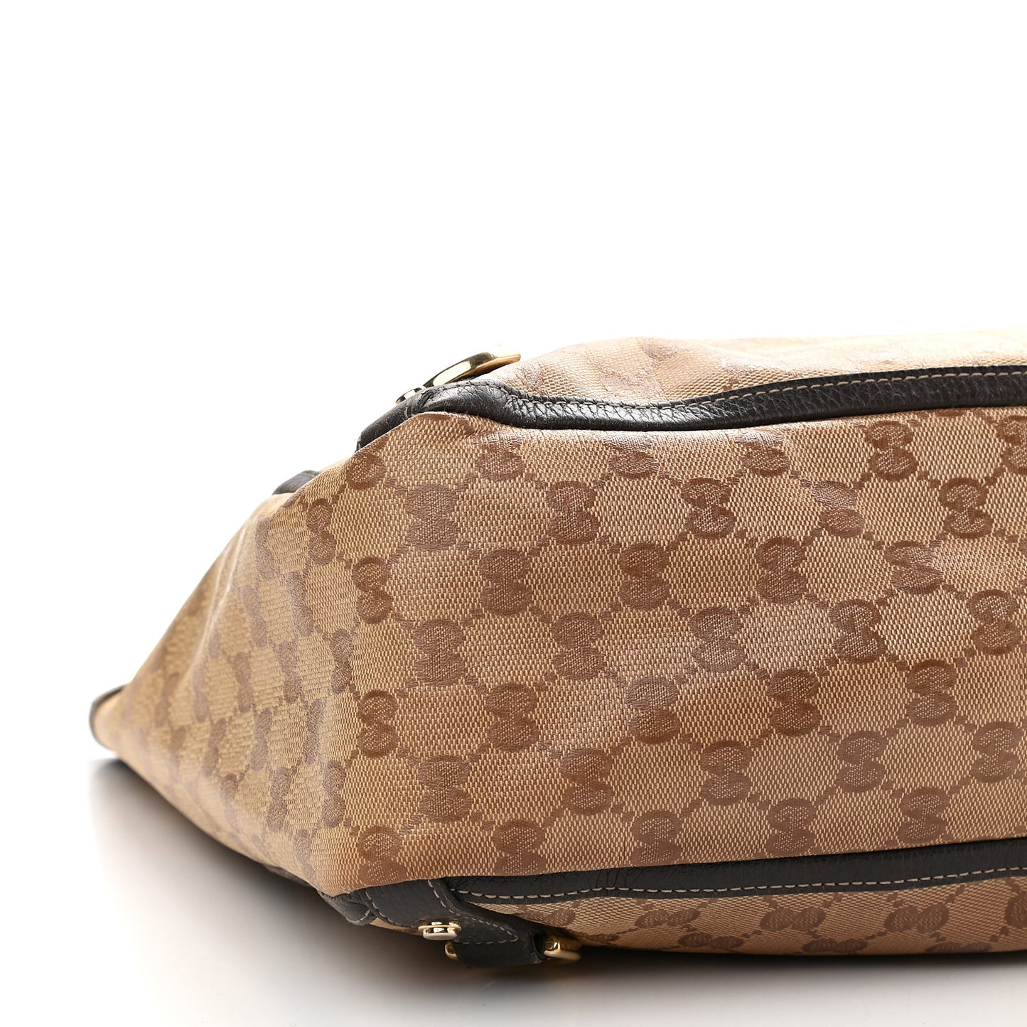Monogram Large Abbey Tote Dark Brown
