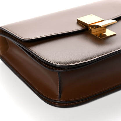Celine Box Calfskin Medium Classic Box Flap Bag Camel 9 of 11