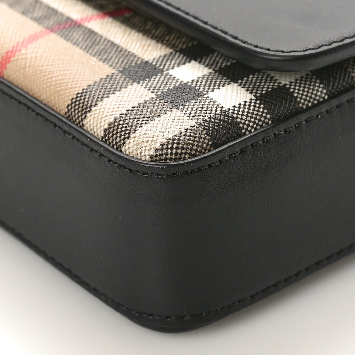 Calfskin Vintage Check New Hampshire Bag Black