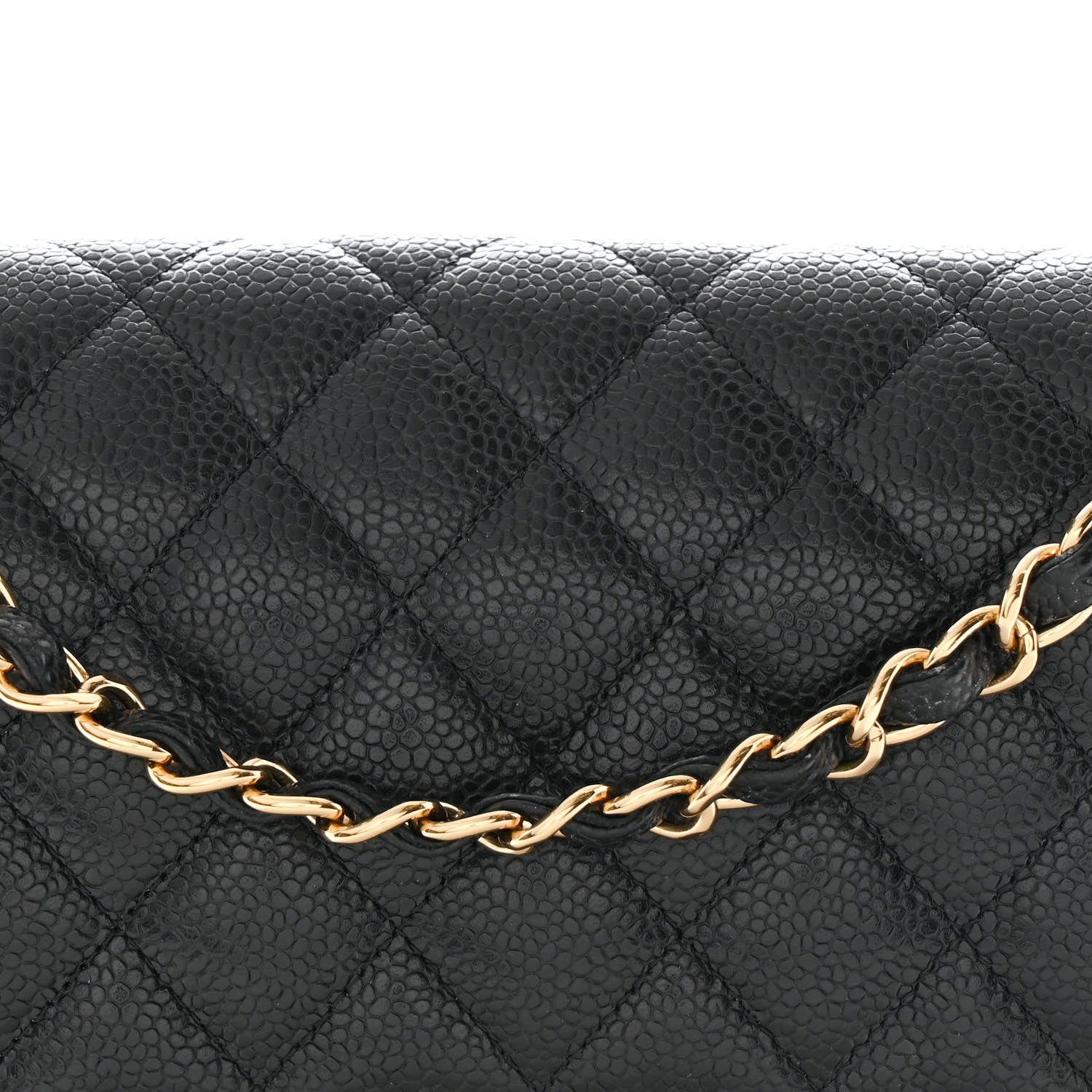 Chanel Caviar Quilted Medium Double Flap Black 8 of 11