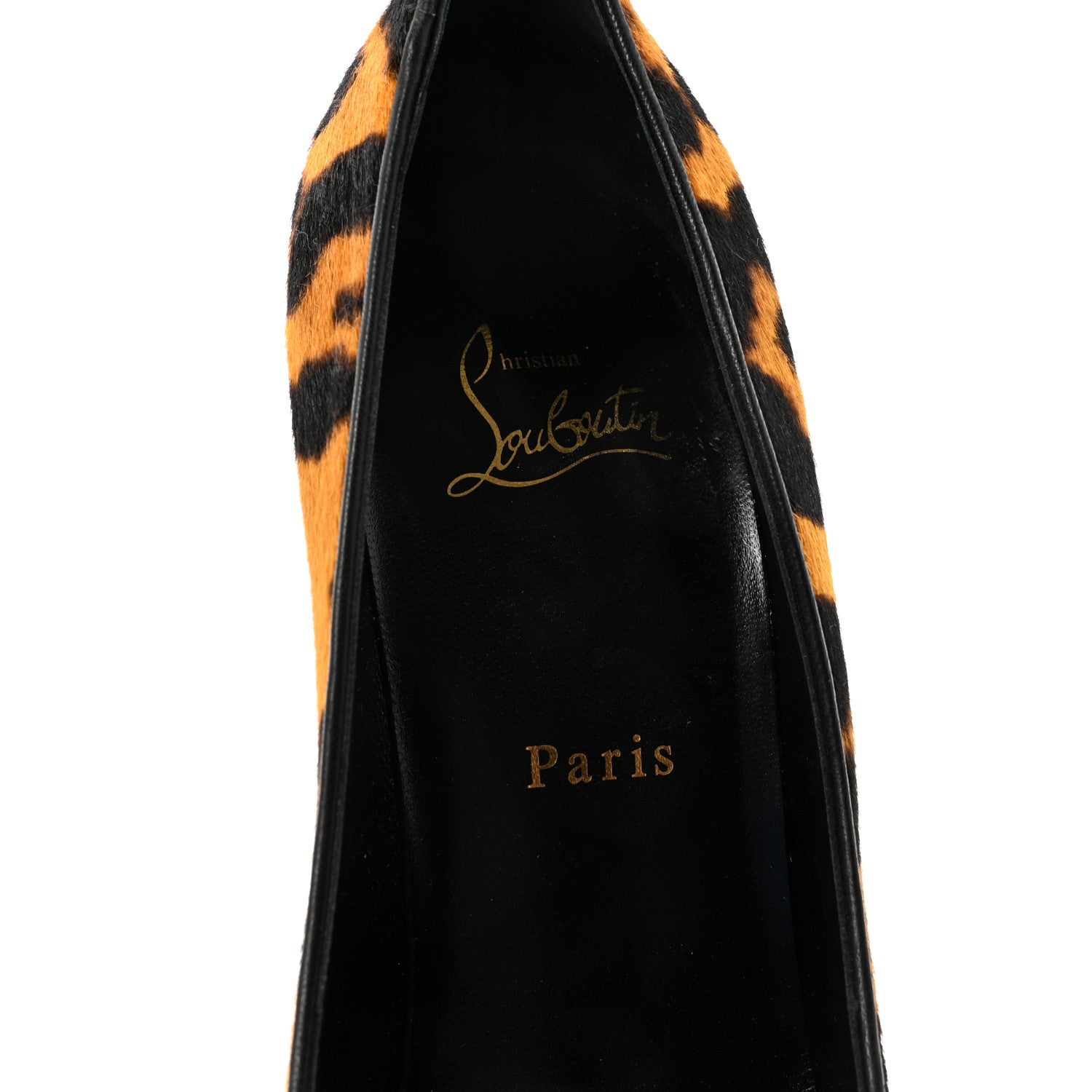 Christian Louboutin Pony Hair Leopard Print So Kate 100 Pumps 38.5 Spicy Lin 8 of 9