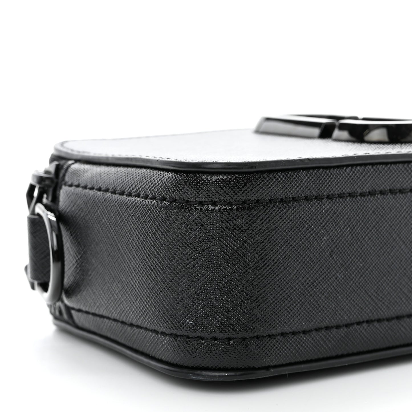 Saffiano Snapshot Camera Bag Black