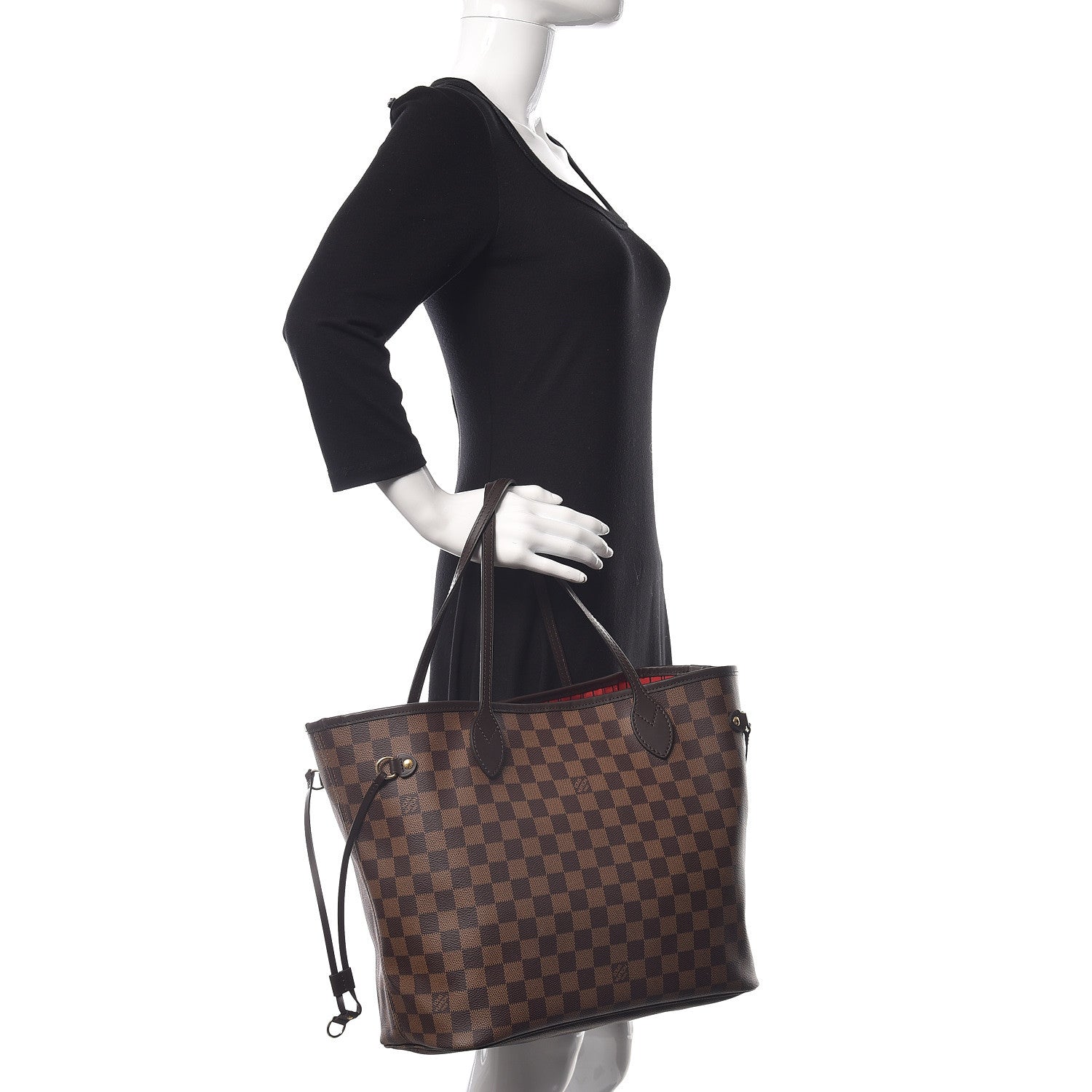 Louis Vuitton Damier Ebene Neo Neverfull MM 3 of 12