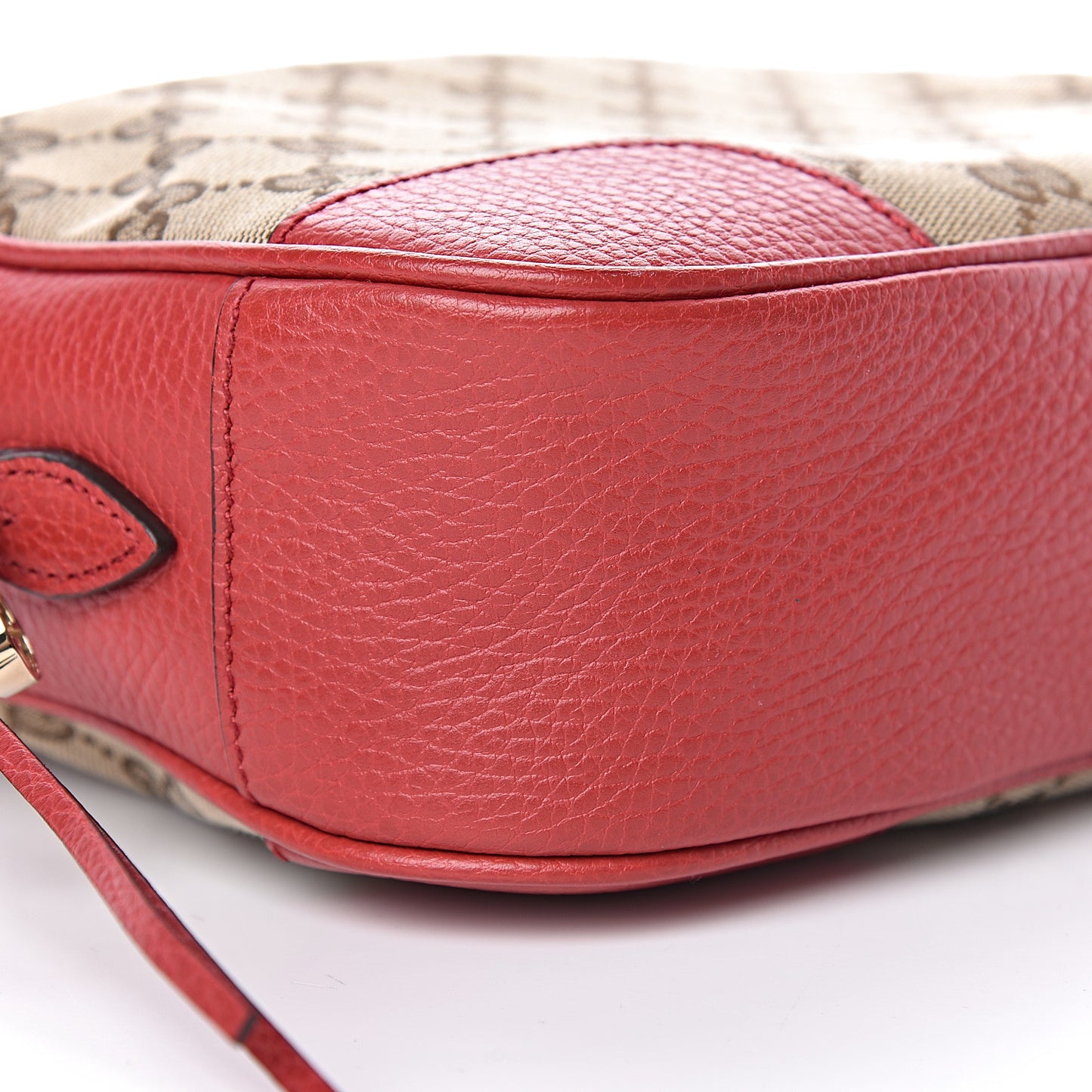 Monogram Mini Bree Messenger Bag Red
