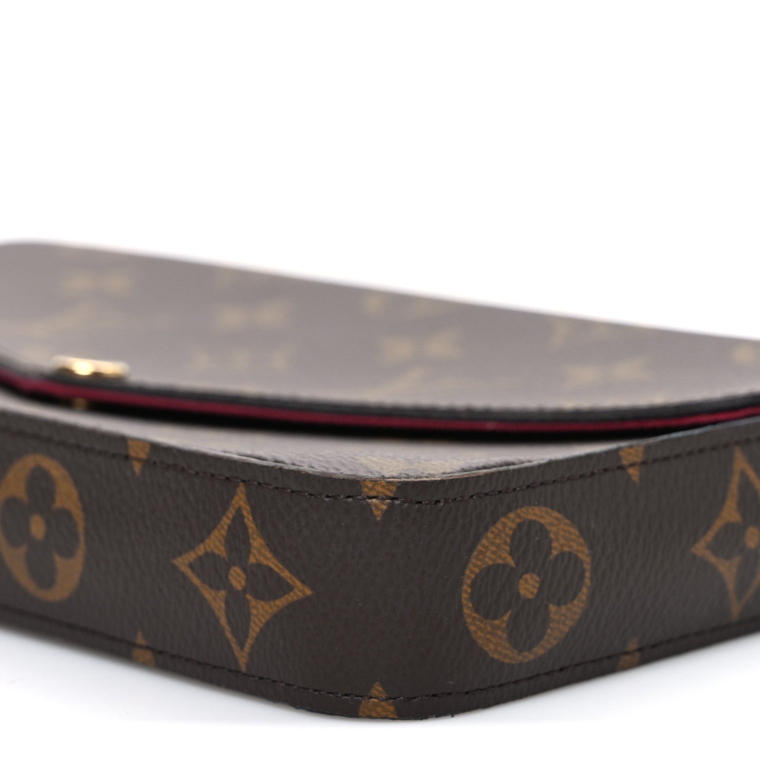 Louis Vuitton Monogram Pochette Felicie Chain Wallet Fuchsia 9 of 9