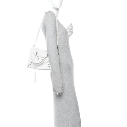 Balenciaga Agneau Arena Silver Hardware Small Le City Optic White 2 of 10