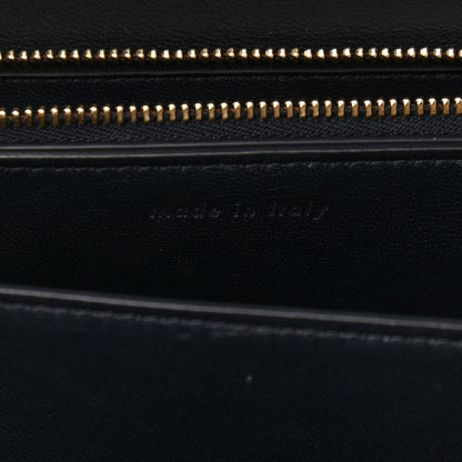 Celine Box Calfskin Medium Classic Box Flap Bag Navy 5 of 10
