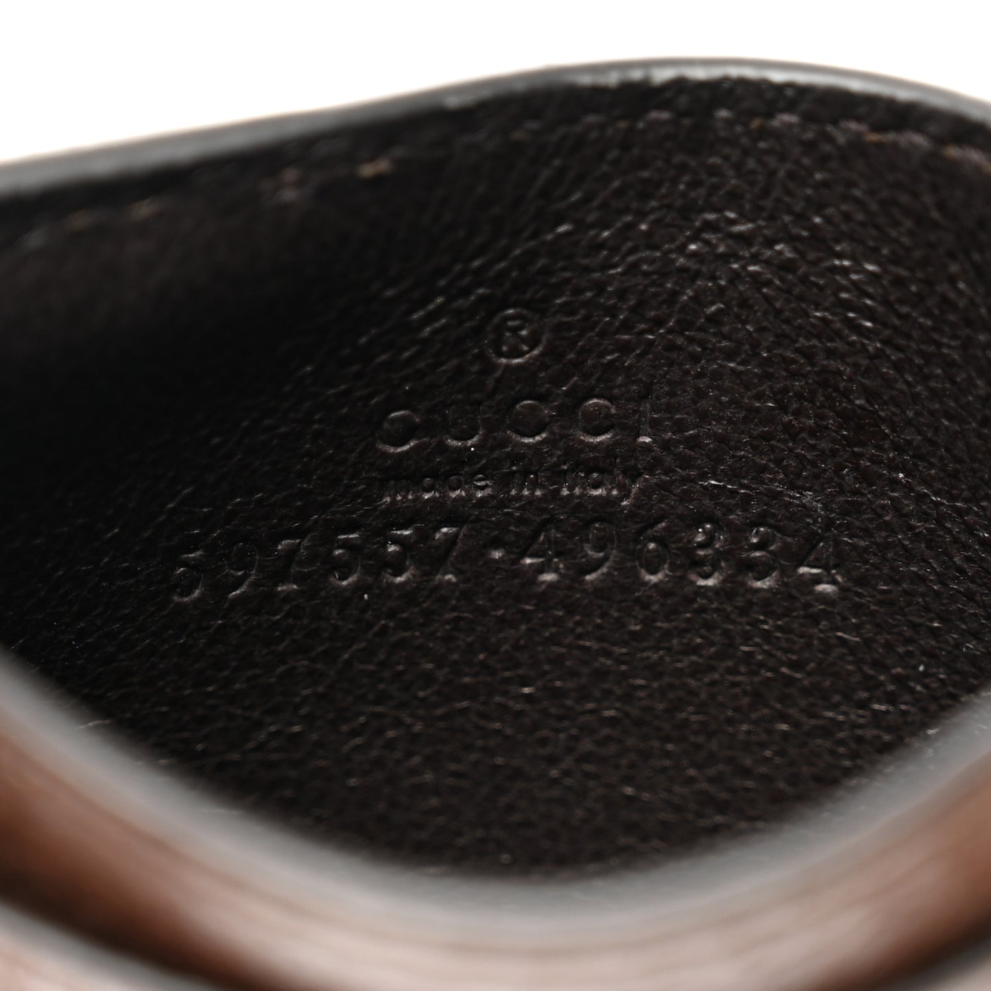 GG Supreme Monogram Neo Vintage Card Holder Beige Crop New Acero