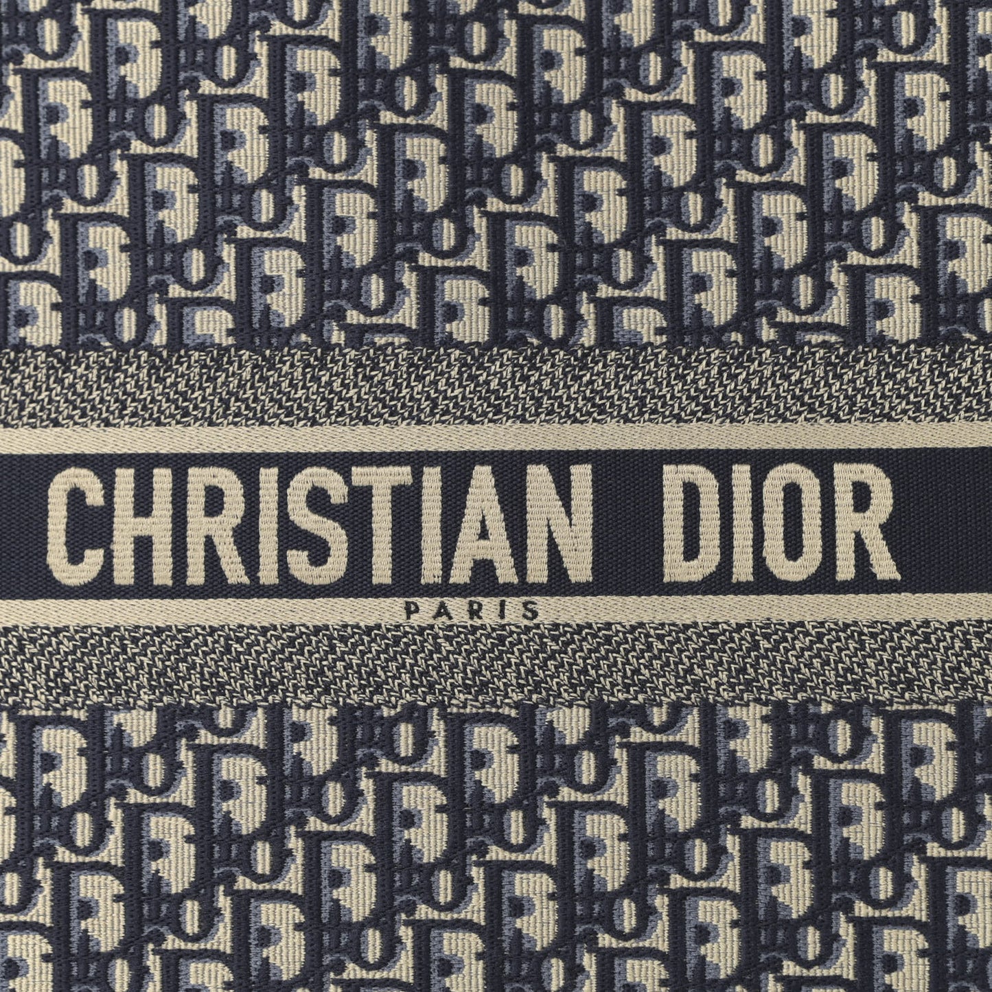 Oblique Large Book Tote Blue Multicolor