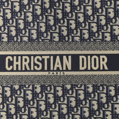 Christian Dior Oblique Large Book Tote Blue Multicolor 8 of 13