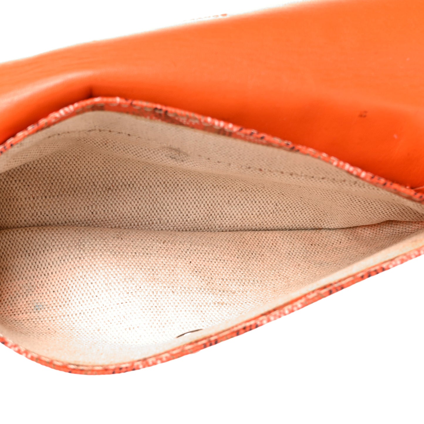 Goyardine Pouch Orange