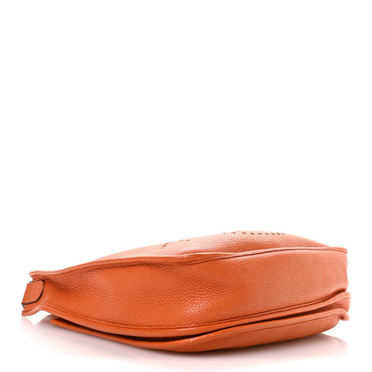 Hermes Taurillon Clemence Evelyne III PM Orange 4 of 10