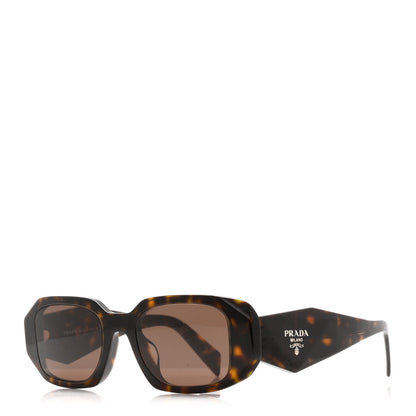 Prada Acetate Symbole Sunglasses SPR 17W-F Havana 1 of 8